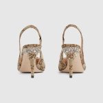 Gucci Women’s slingback pump with crystal Horsebit - Image 4